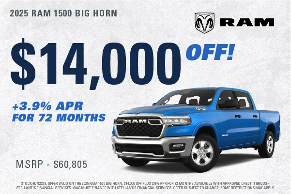 $14000 OFF PLUS 3.9% FOR 72 MONTHS