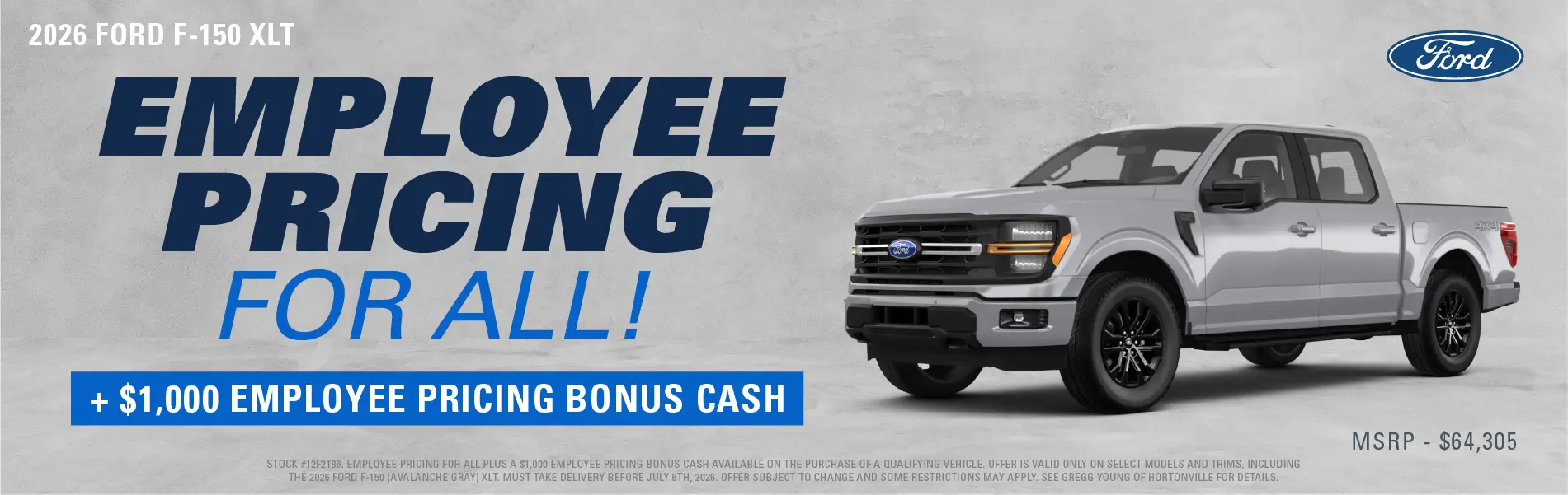 2026-06-30 - EMPLOYEE PRICING FOR ALL + $1,000 Employee Pricing Bonus Cash