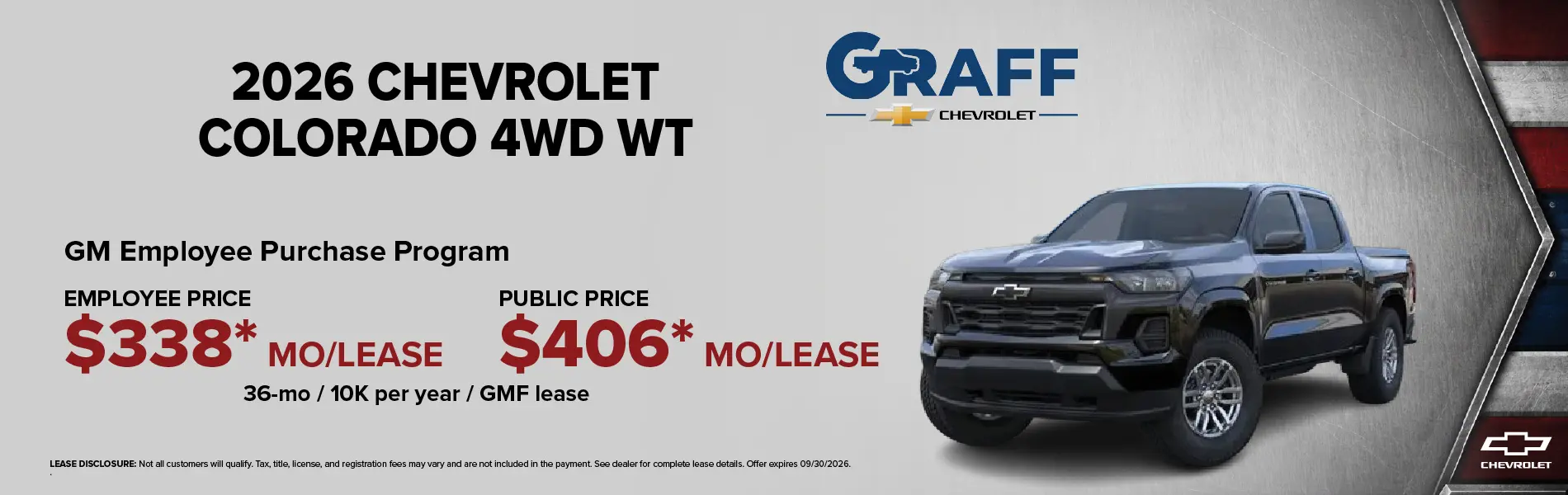 2026 CHEVROLET COLORADO 4WD WT