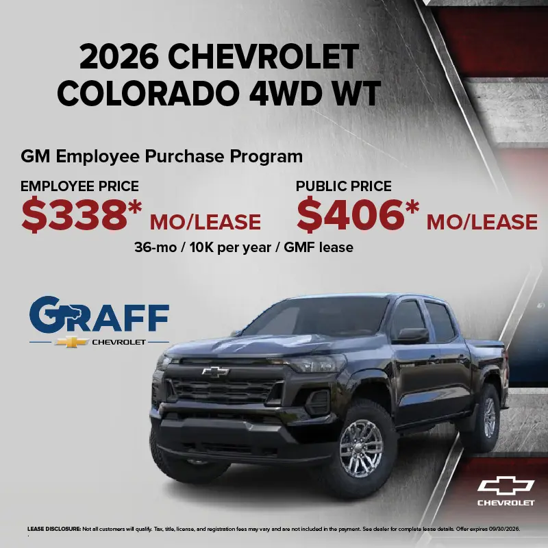 2026 CHEVROLET COLORADO 4WD WT