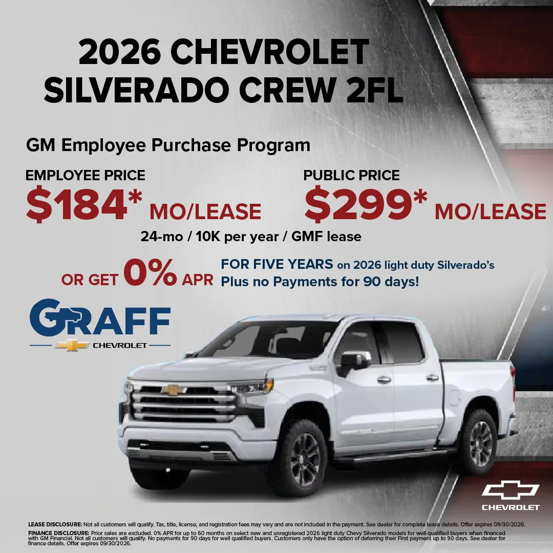 2026 CHEVROLET SILVERADO CREW 2FL