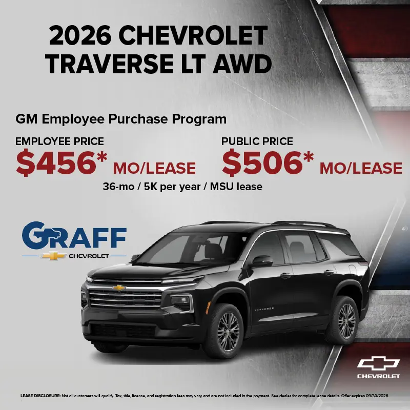 2026 CHEVROLET TRAVERSE LT AWD