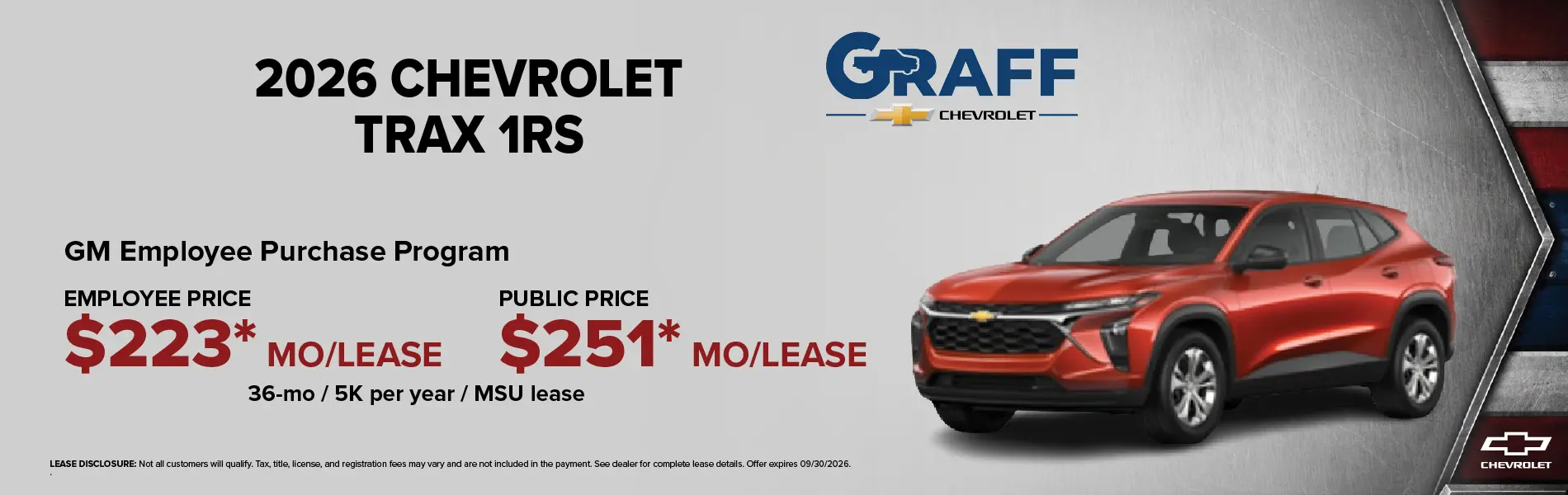 2026 CHEVROLET TRAX 1RS