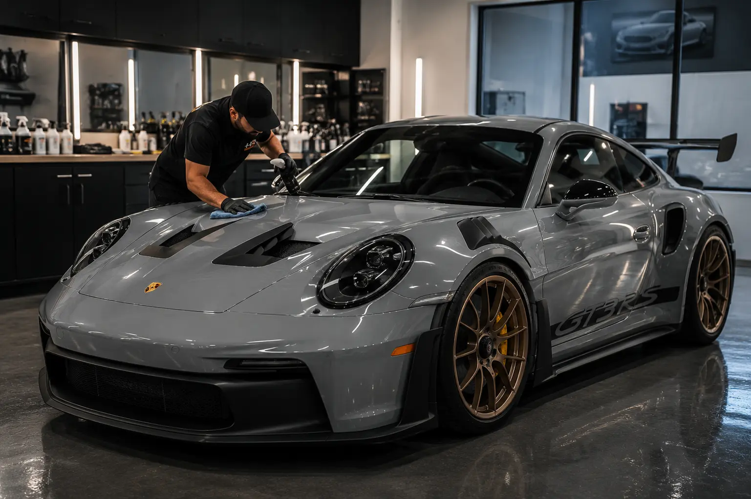 Ceramic coating and paint correction for Porsche and exotic cars serving Raleigh North Carolina