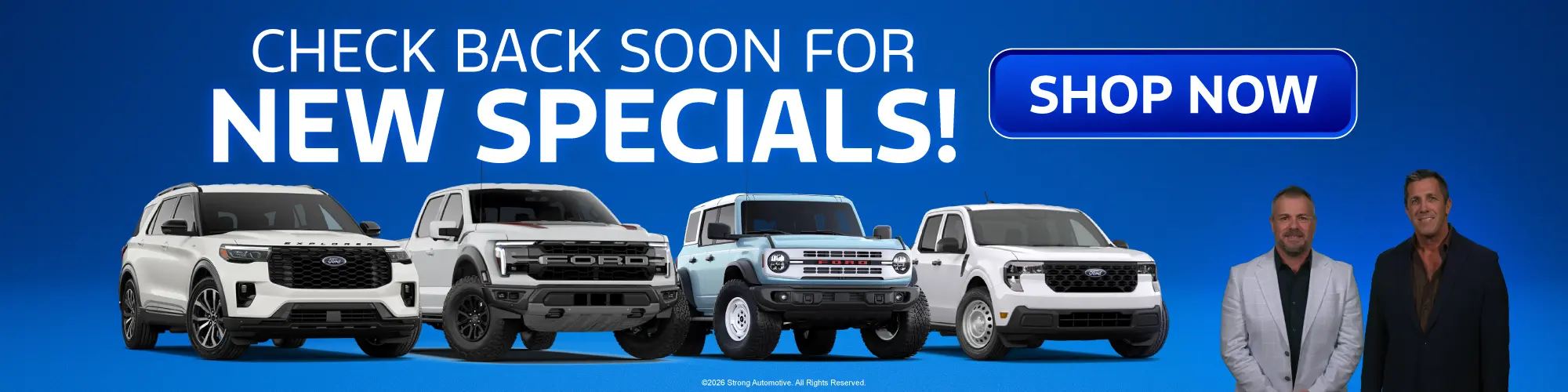 Check Back Soon for New Specials