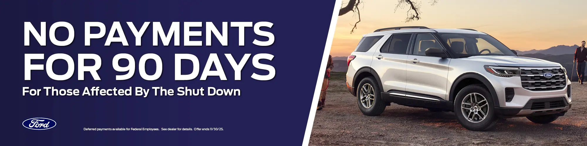 No Payments for 90 Days