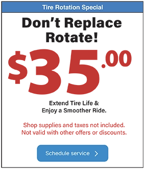 Tire rotation special