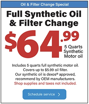 Oil Filter Change Special