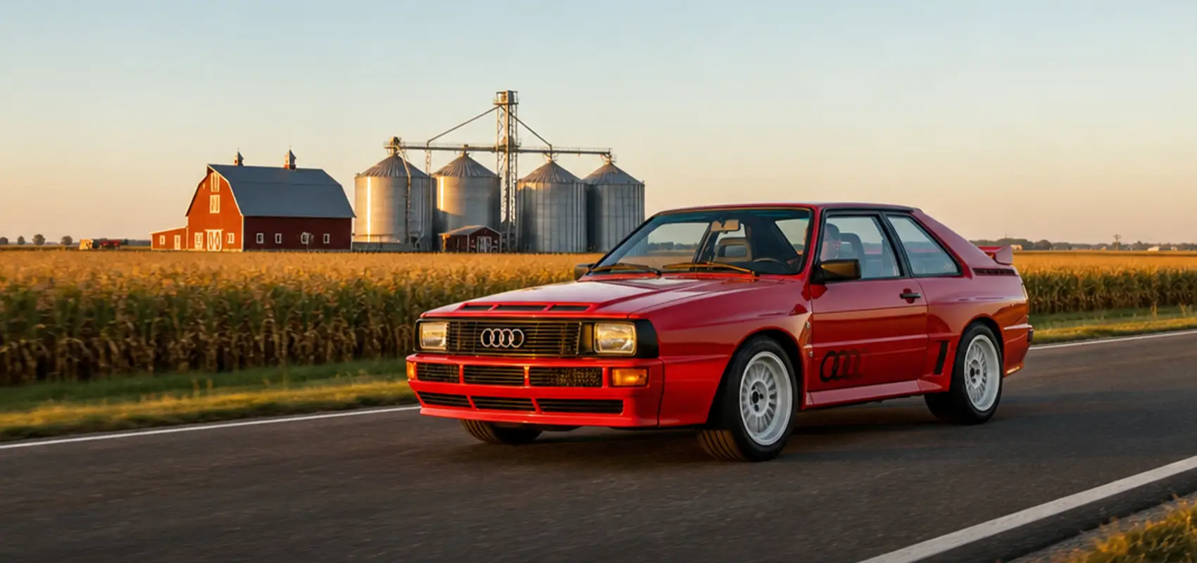 1980 Audi Quattro retro car