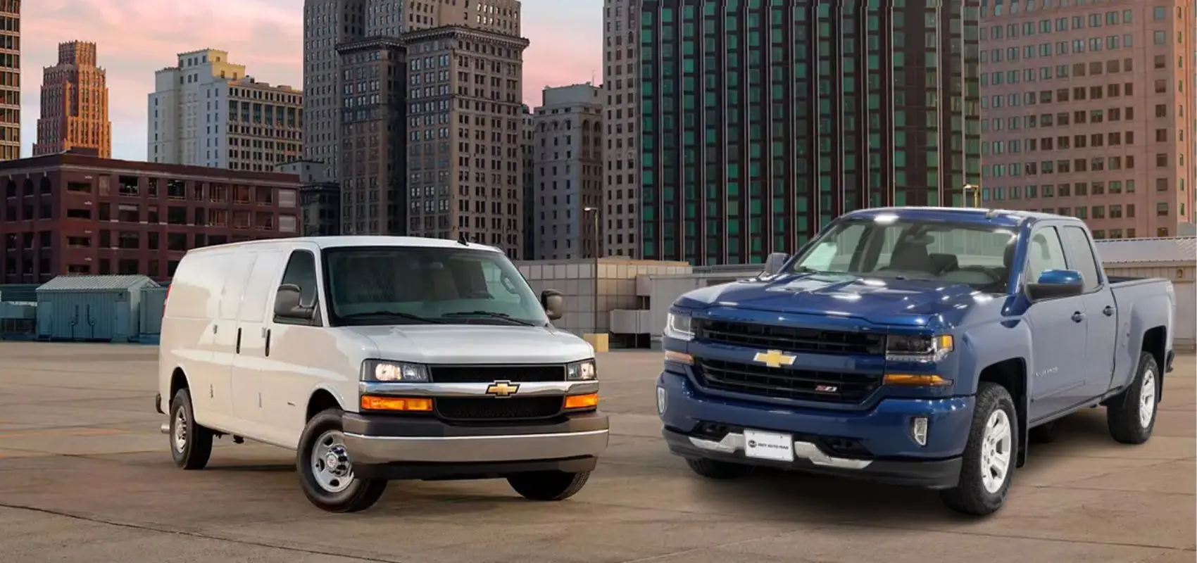 Chevrolet trucks and vans