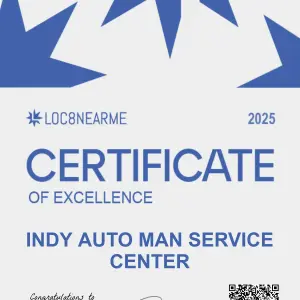 Loc8NearMe Names Indy Auto Man the Best Service Center in Indianapolis for 2025