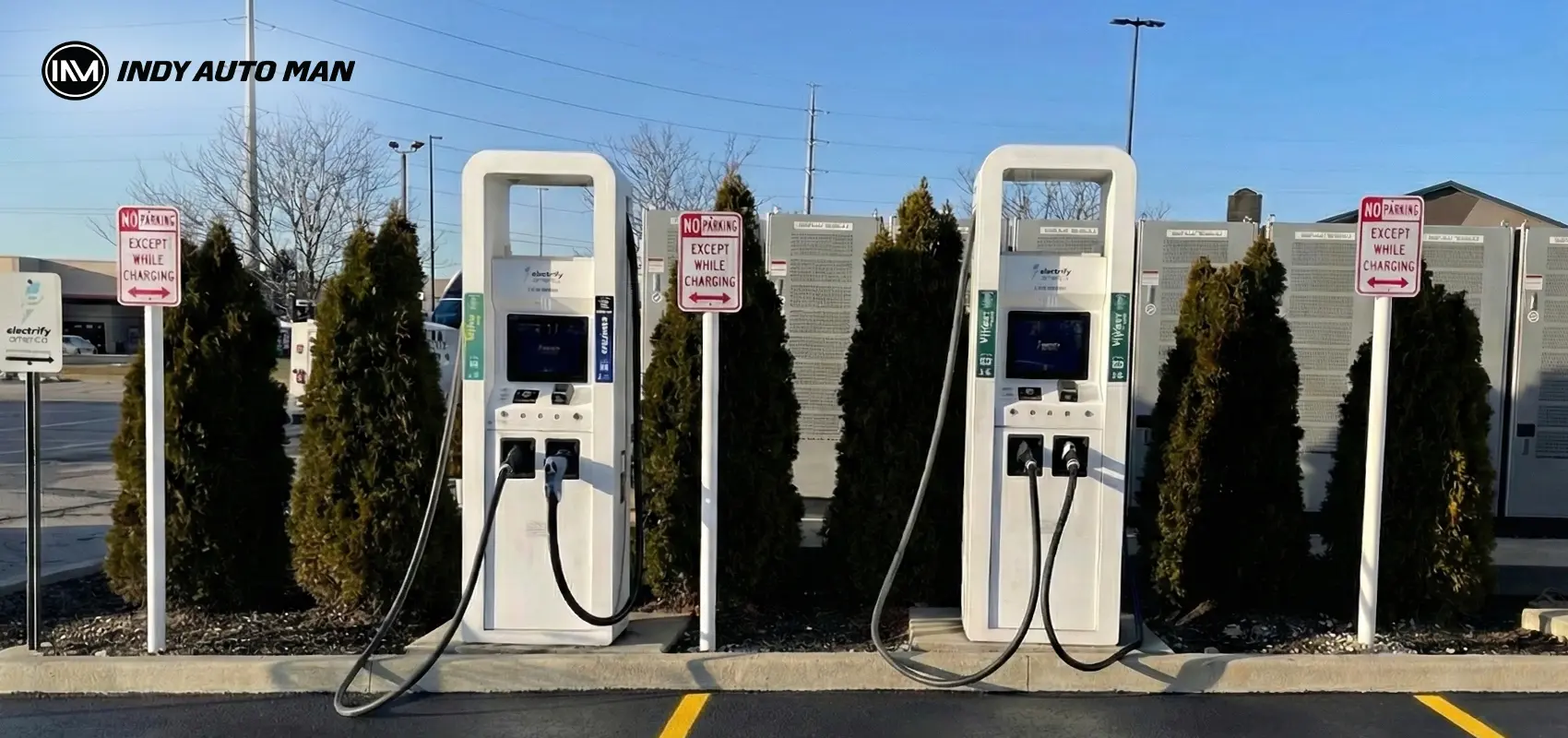 electric car charging point locations in Indiana