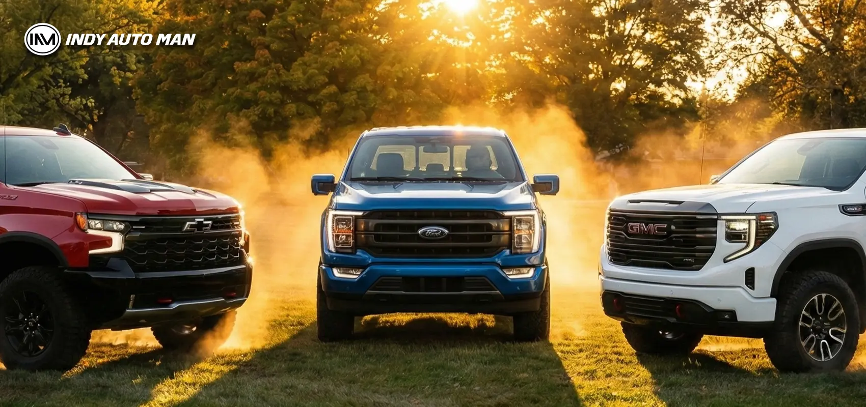 Ford F-150 after driving through muddy terrain
