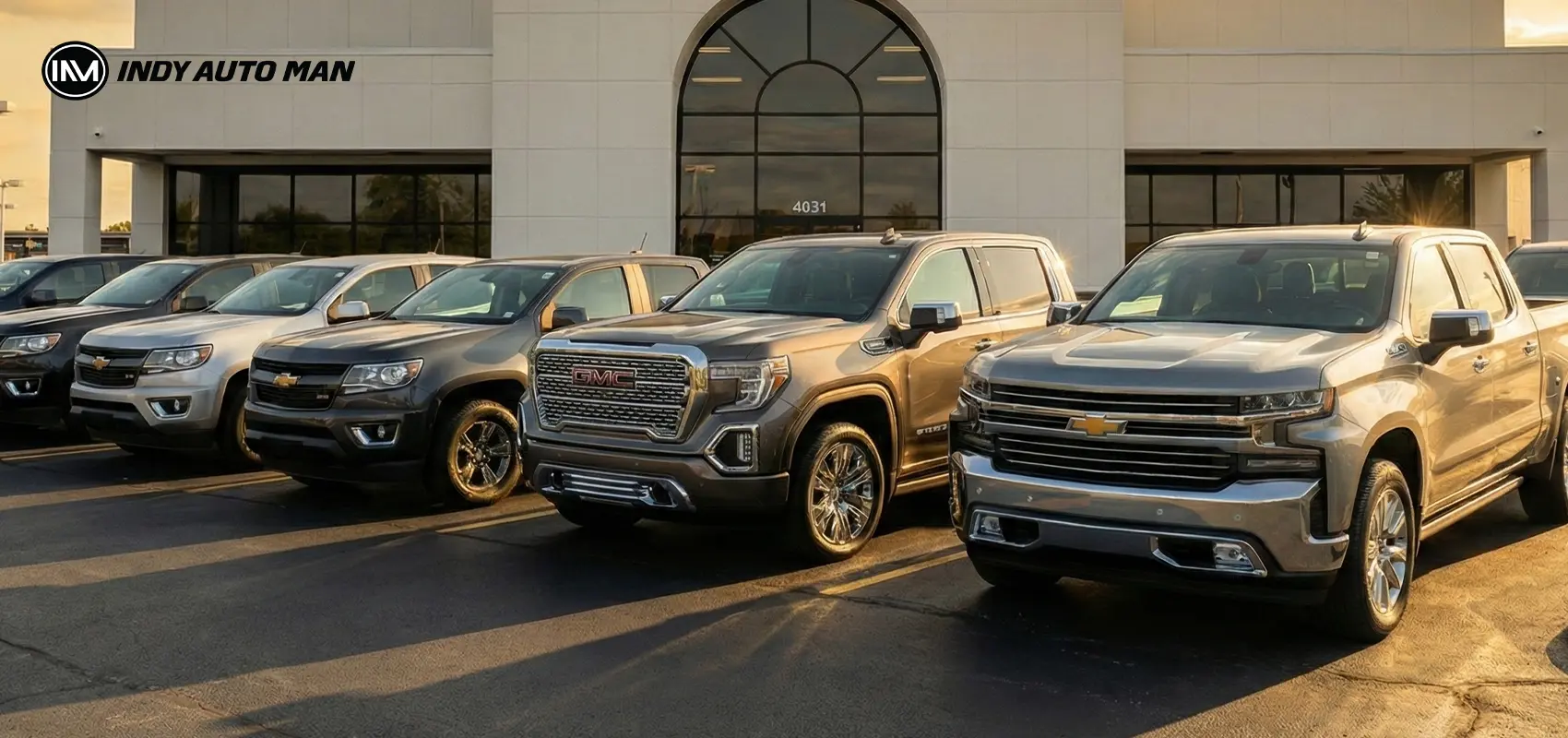 GM trucks: Chevrolet Silverado, Chevrolet Colorado, GMC Sierra, Canyon