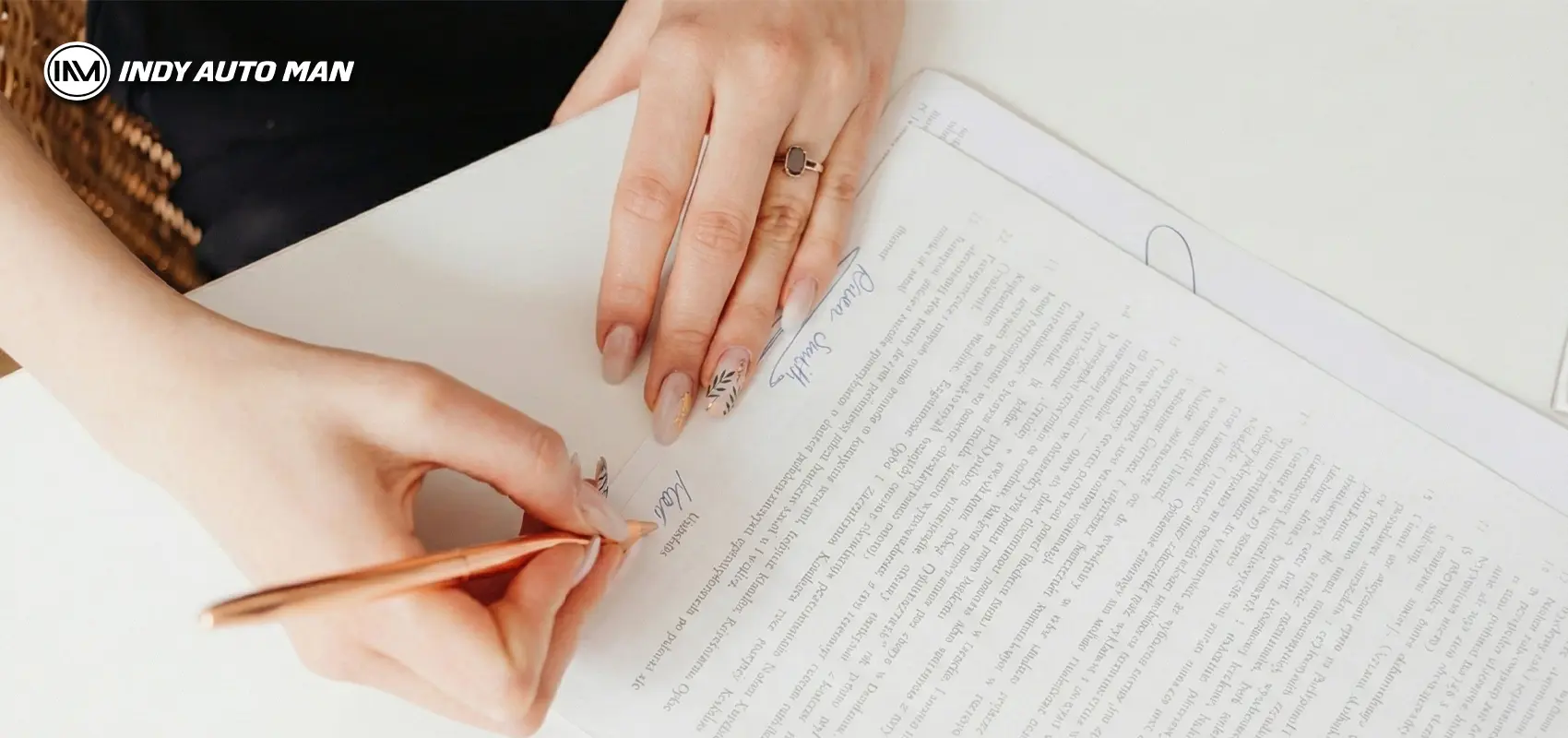 signing an agreement