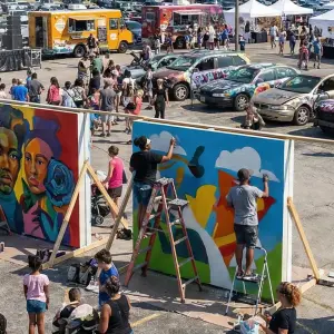 Hue Murals & Indy Auto Man Car Dealership Announce Indy Arts Fest