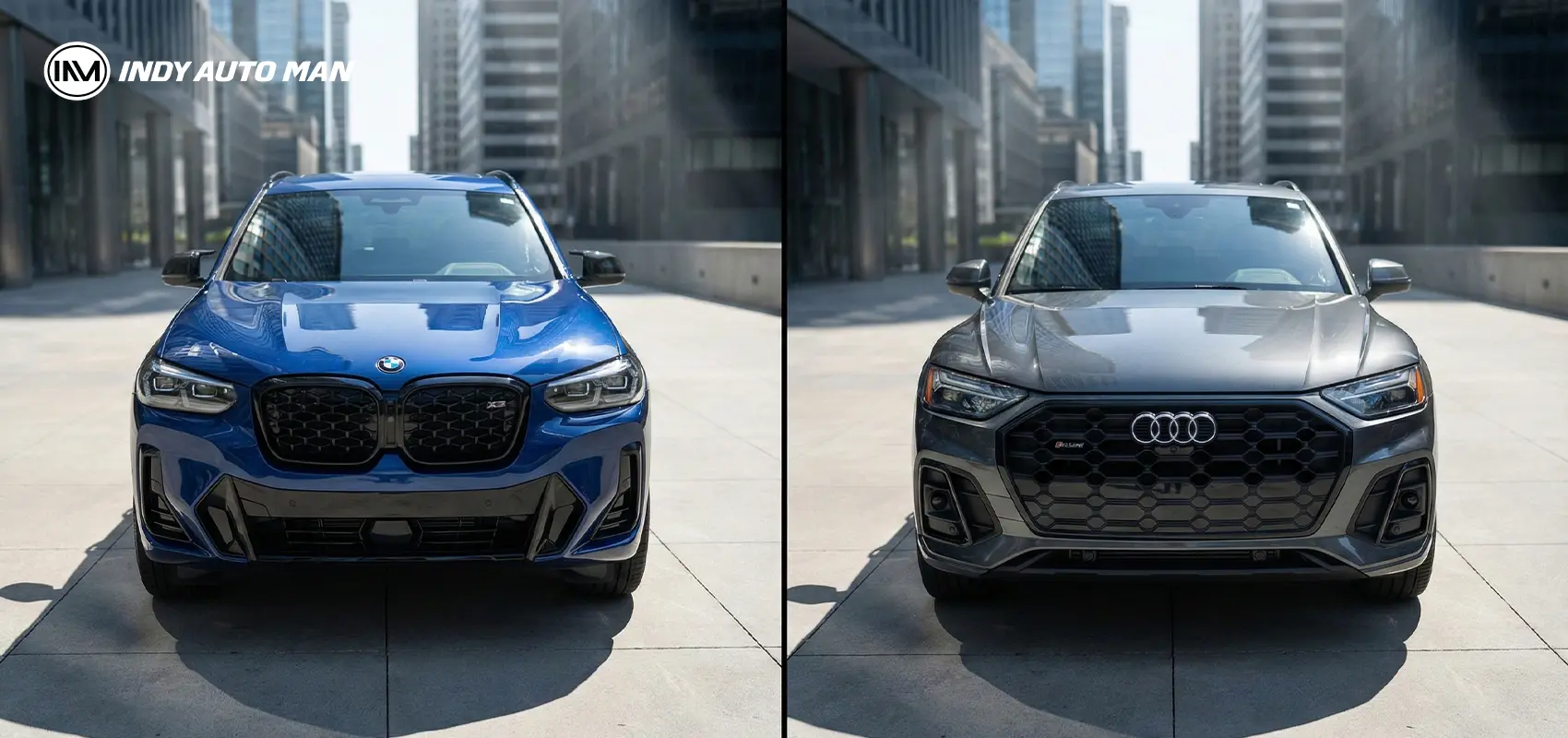 compare bmw x3 vs. audi q5 in Indianapolis