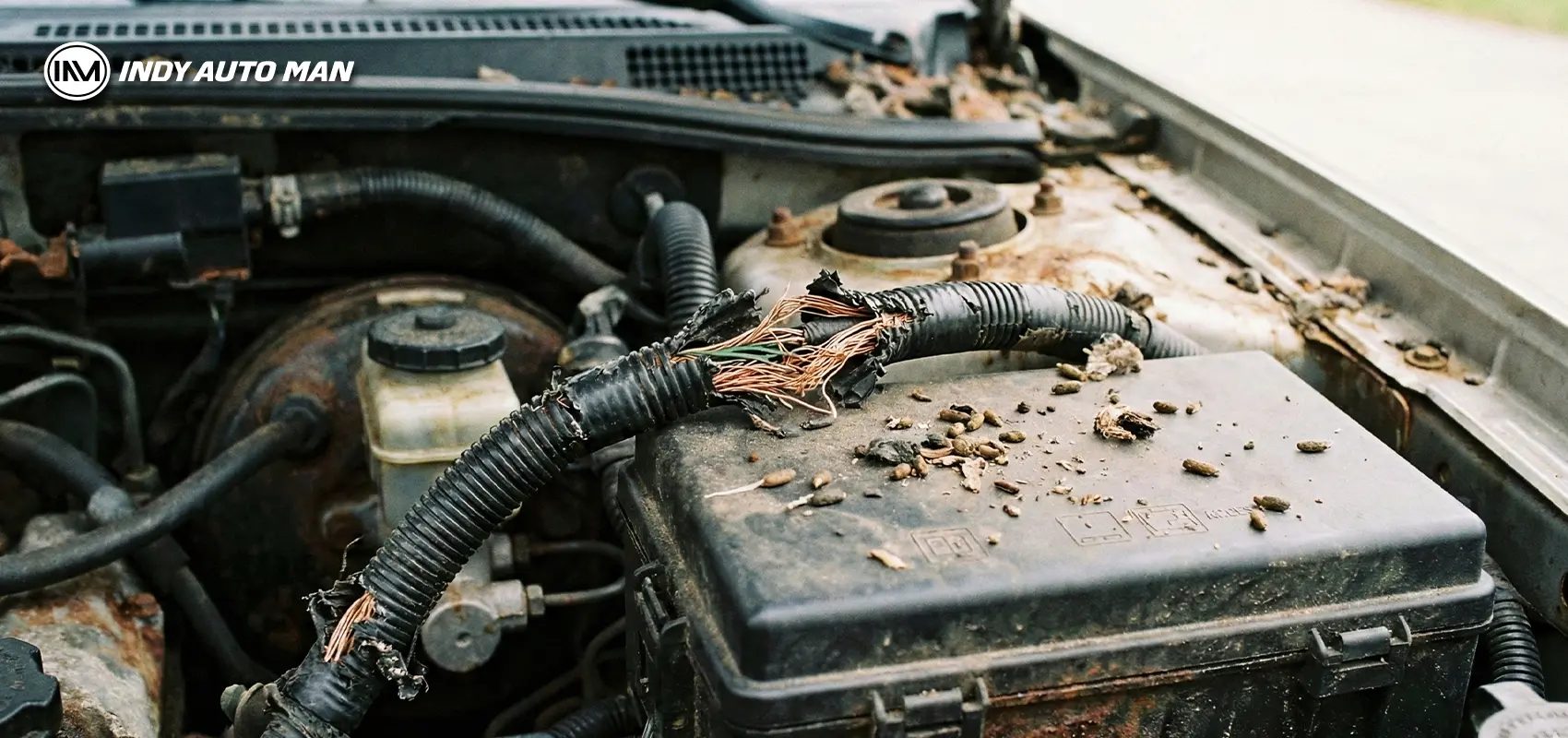 how to get rid of mice in a car