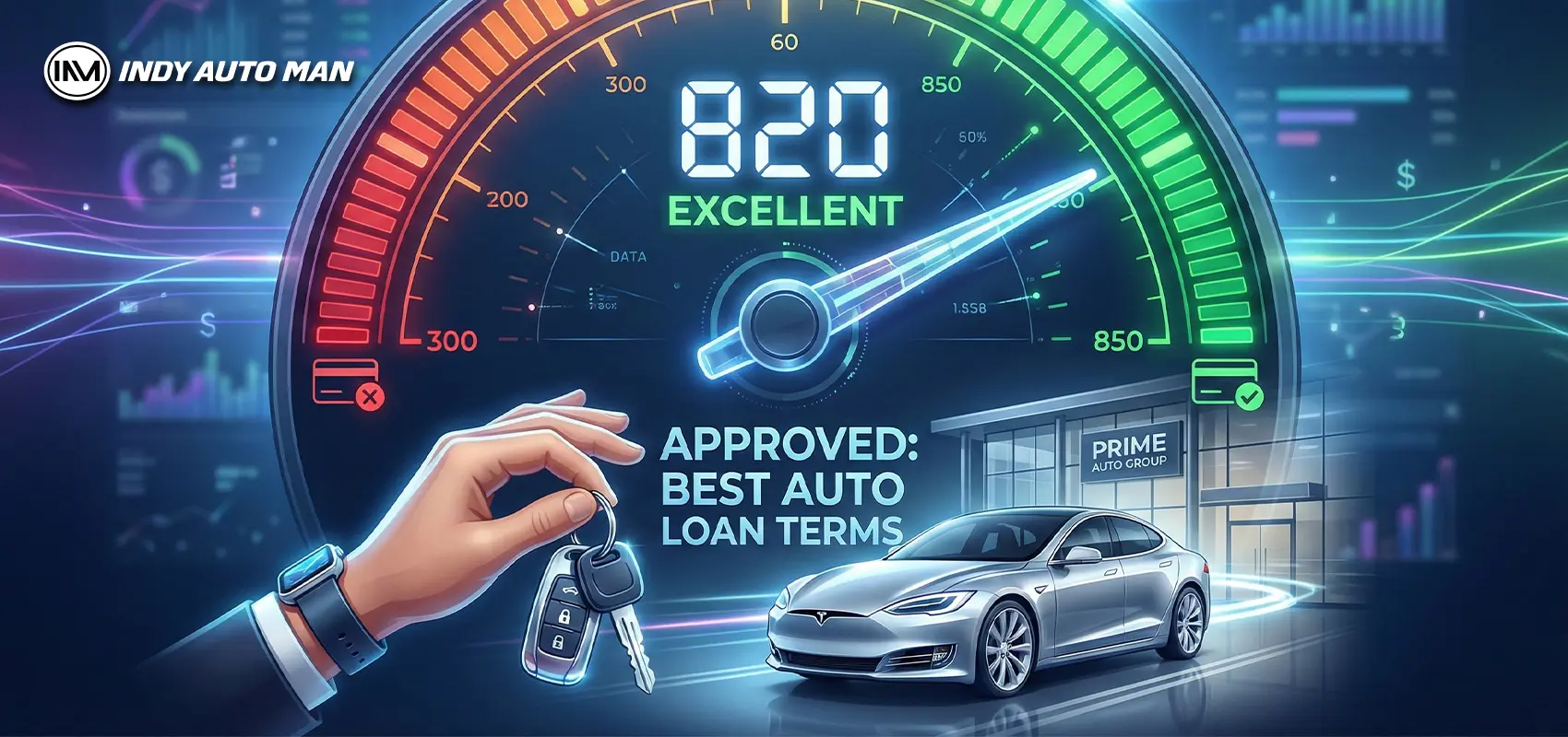 what's considered a good credit score in Indiana