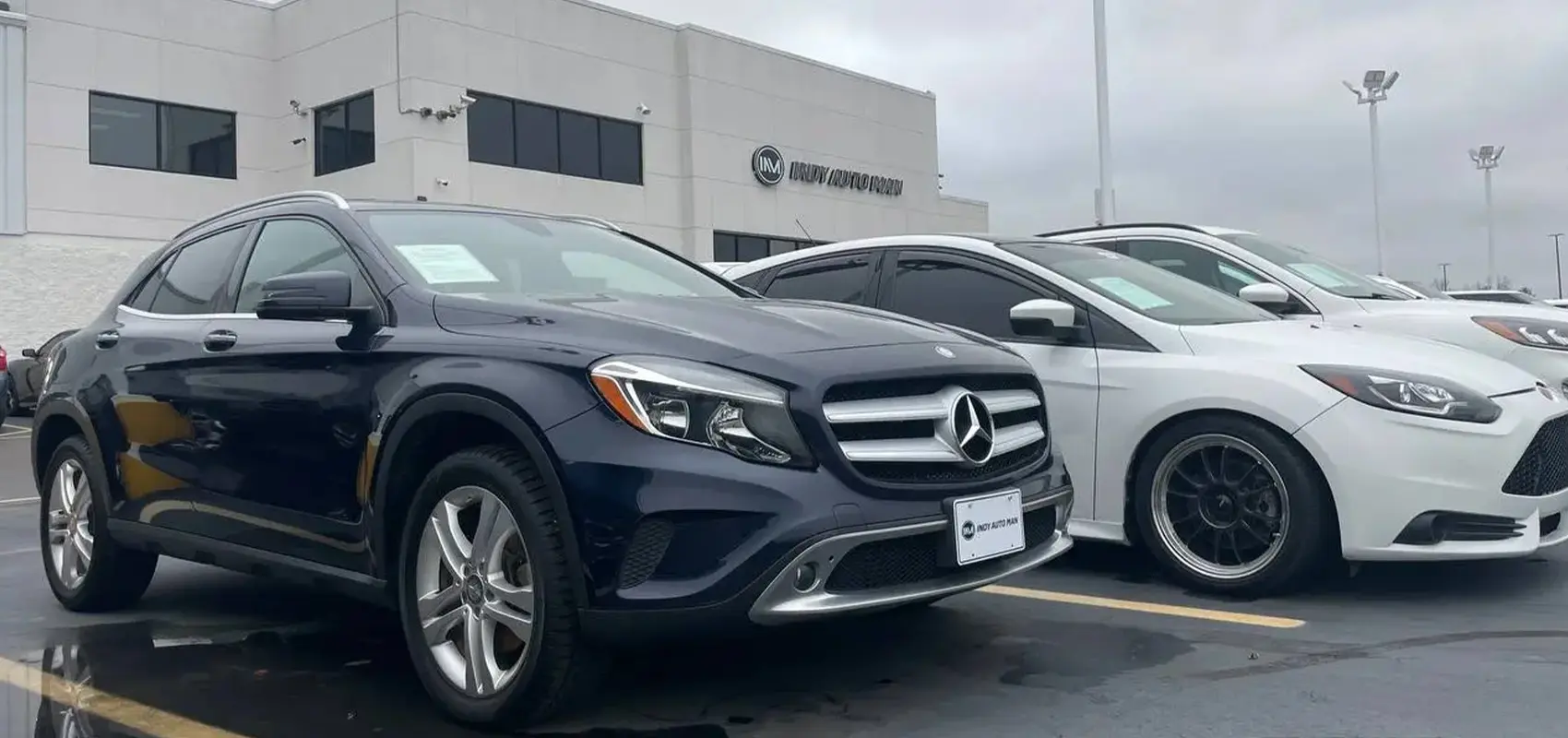 Popular car brands at Indy Auto Man car lot