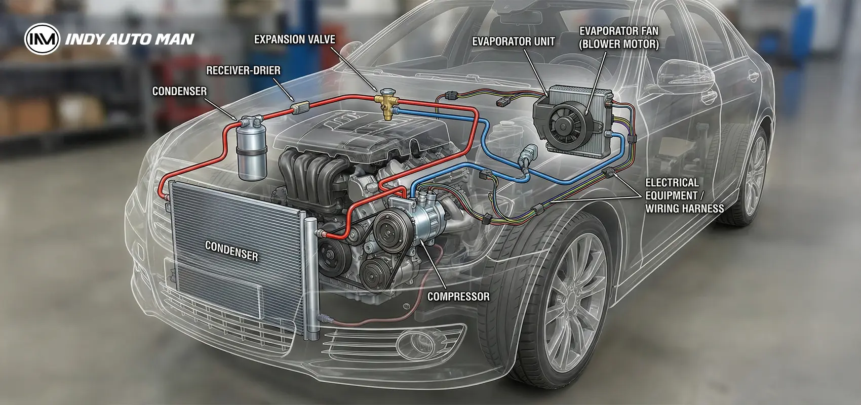 main components of air conditioner