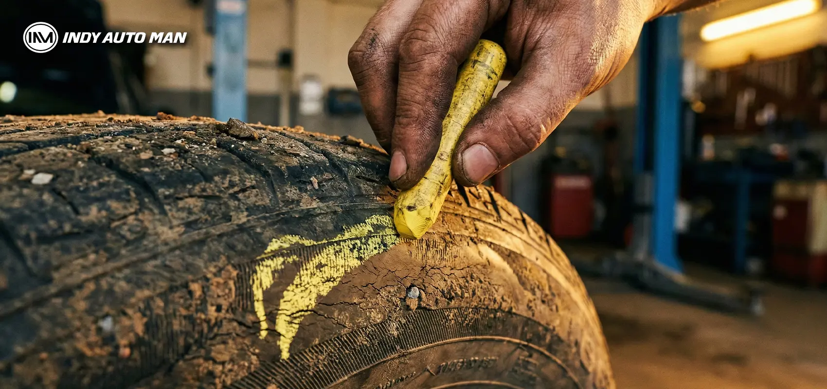 Rotate auto tires in Indianapolis