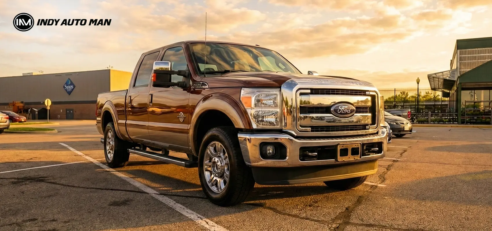 compare used ford and dodge trucks in Indiana