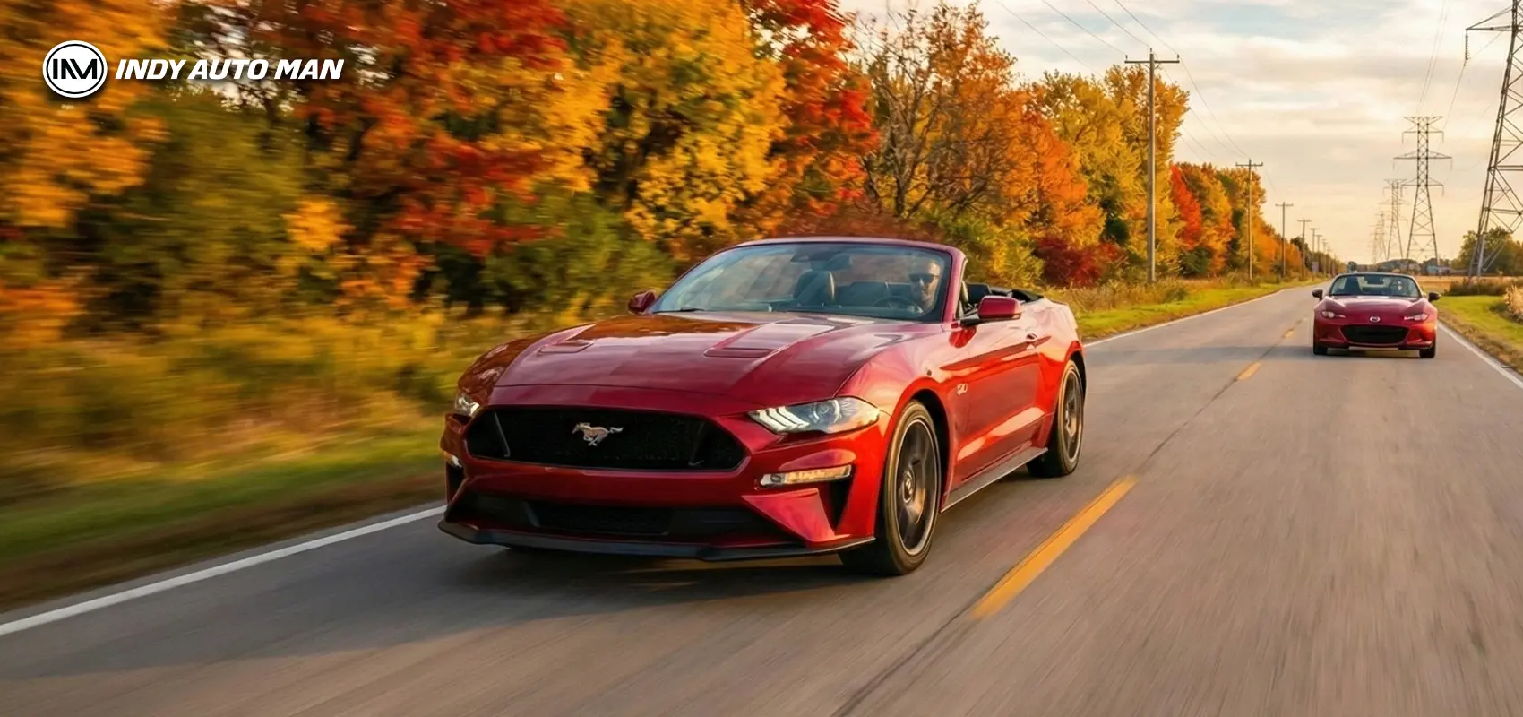 auto sale Indianapolis | hard top convertible Ford Mustang