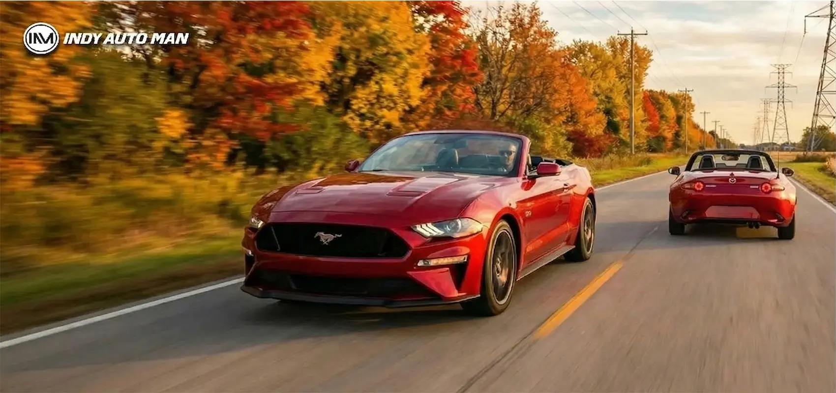 auto sale Indianapolis | hard top convertible Ford Mustang