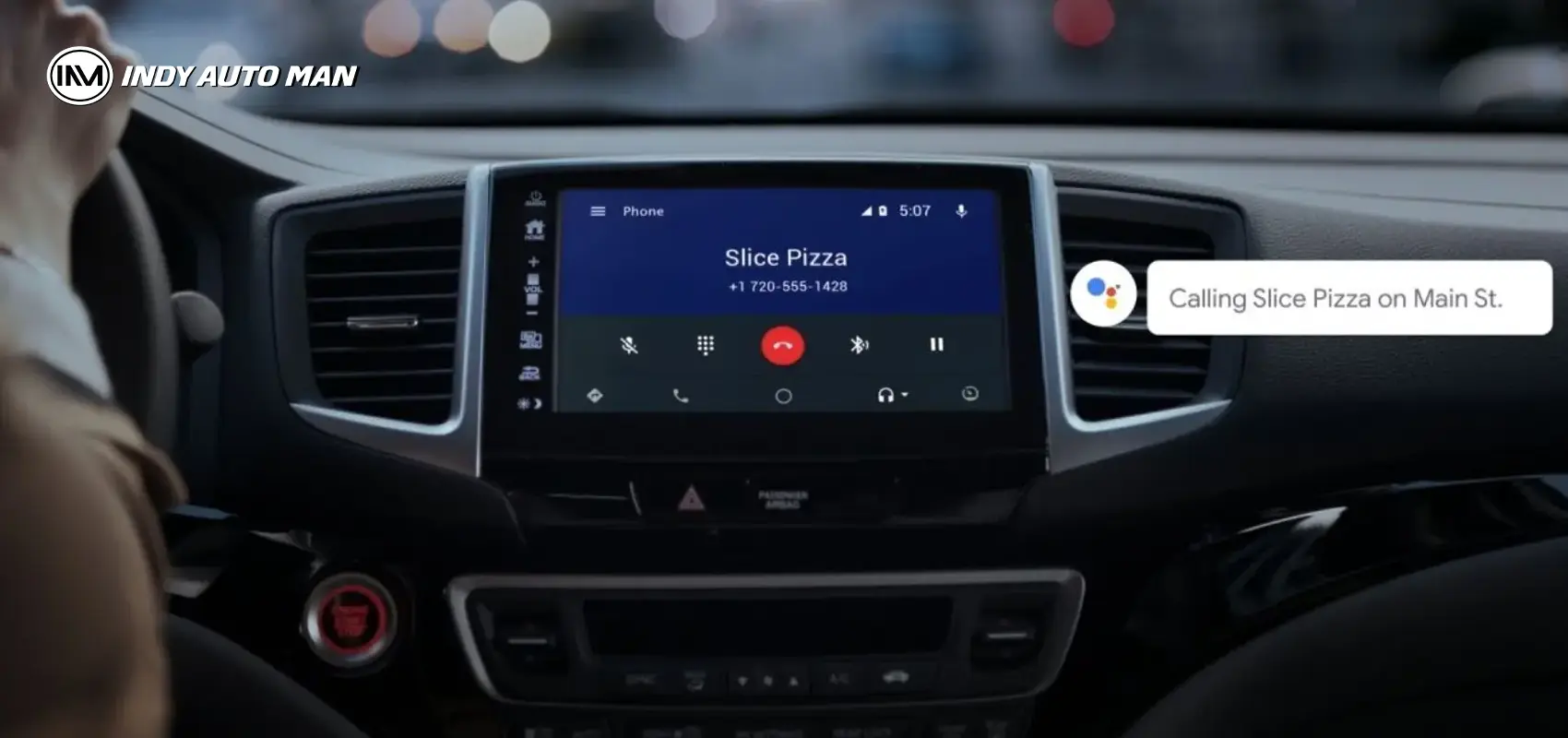 calls and messages via Car play and android auto