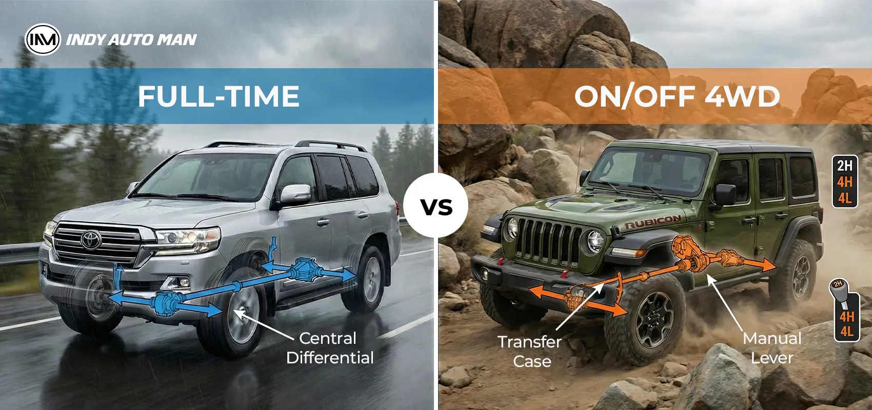 full-time or on/off 4wd