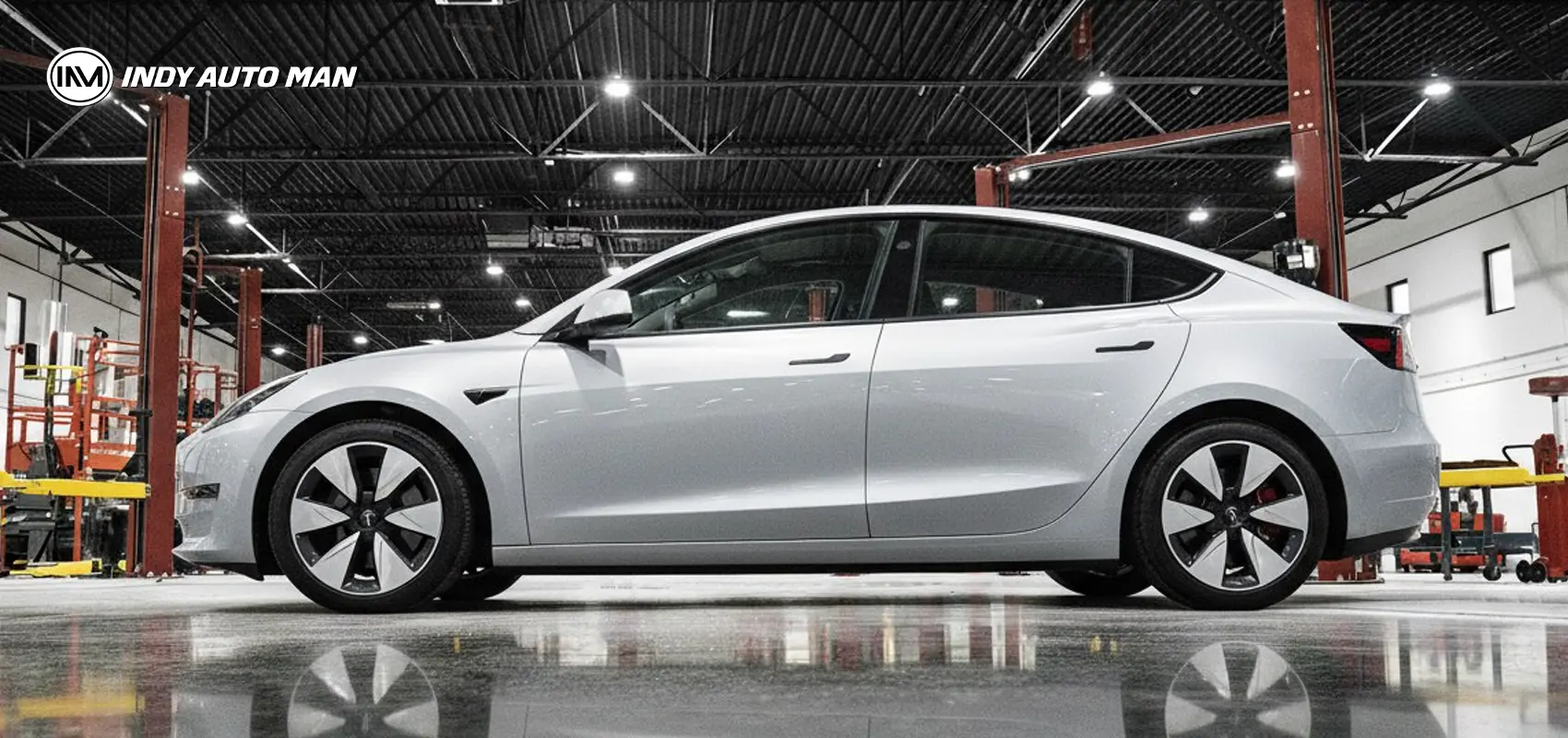 Announcement about electric car Tesla Model 2 , Indy Auto Man dealership news, In
 class=