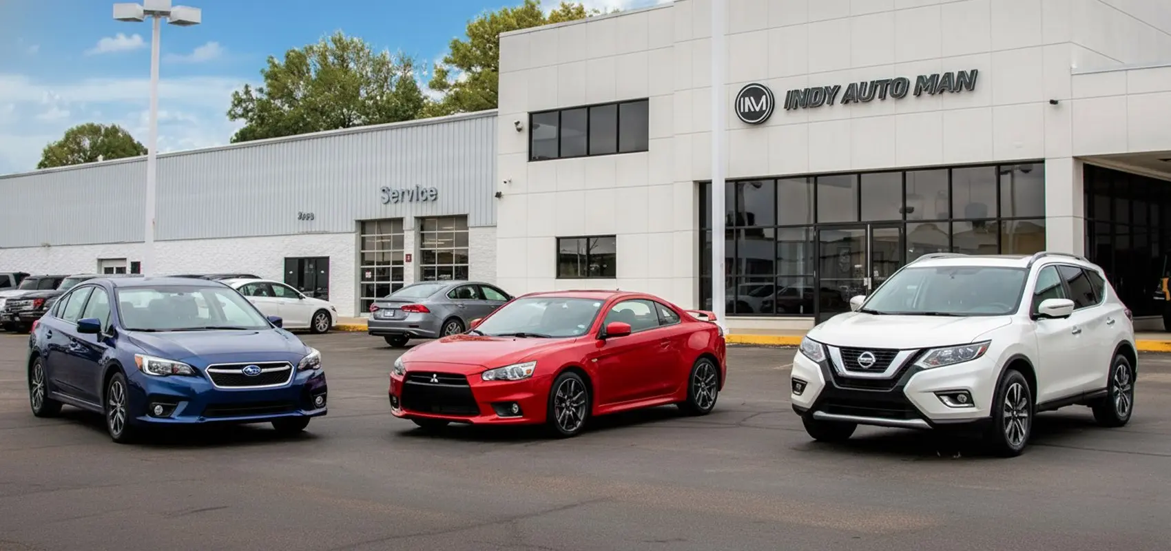 Mitsubishi vs Subaru vs Nissan, Indy Auto Man, IN comparison