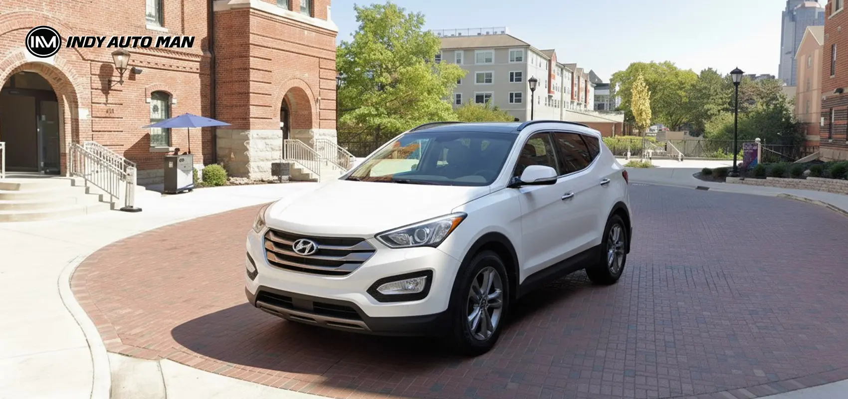 Black car on the side of the road