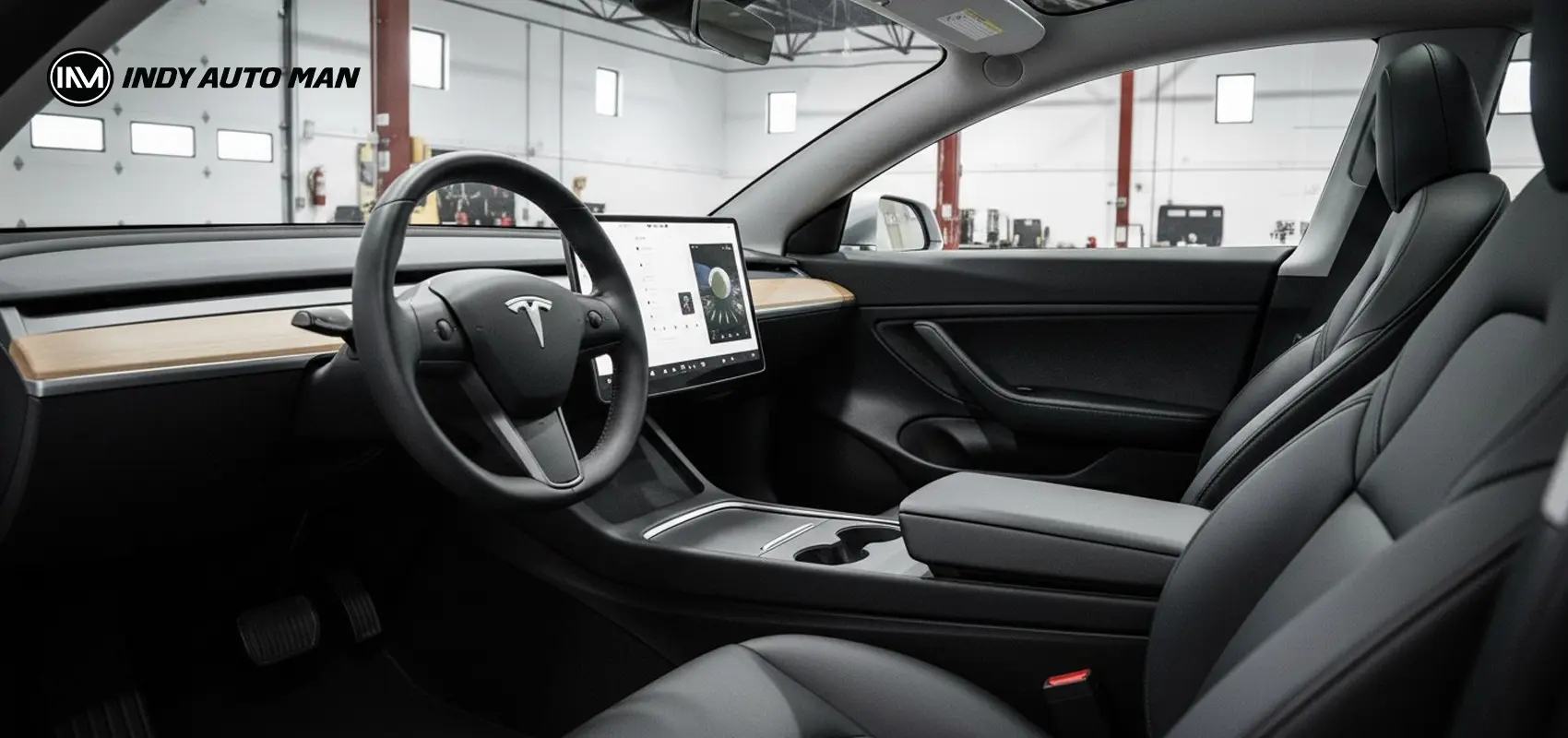tesla model 3 interior | used car dealership