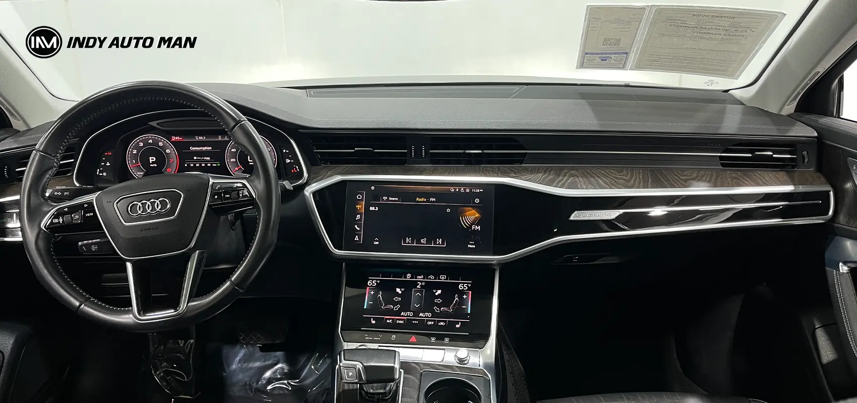 interior of used audi