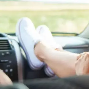 Is It Okay to Put Your Feet On the Dash?