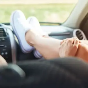 Is it Safe to Put Your Feet on the Dash?