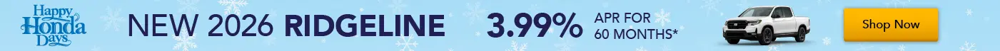 New 2026 Ridgeline