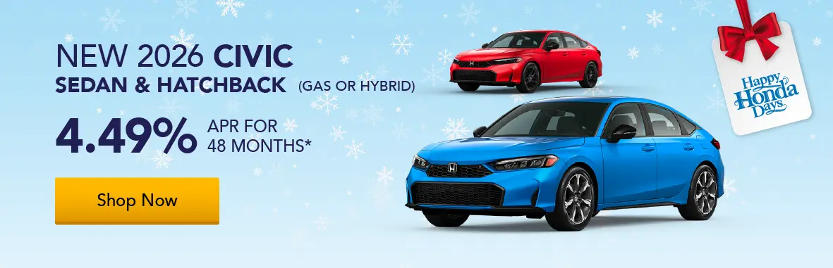 New 2026 Civic Sedan & Hatchback
