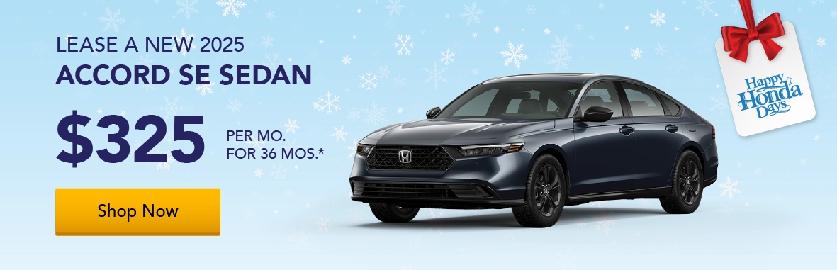 2025 Honda Accord SE - Lease
