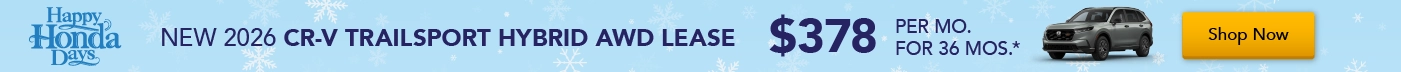 2026 Honda CR-V TrailSport Hybrid AWD - Lease