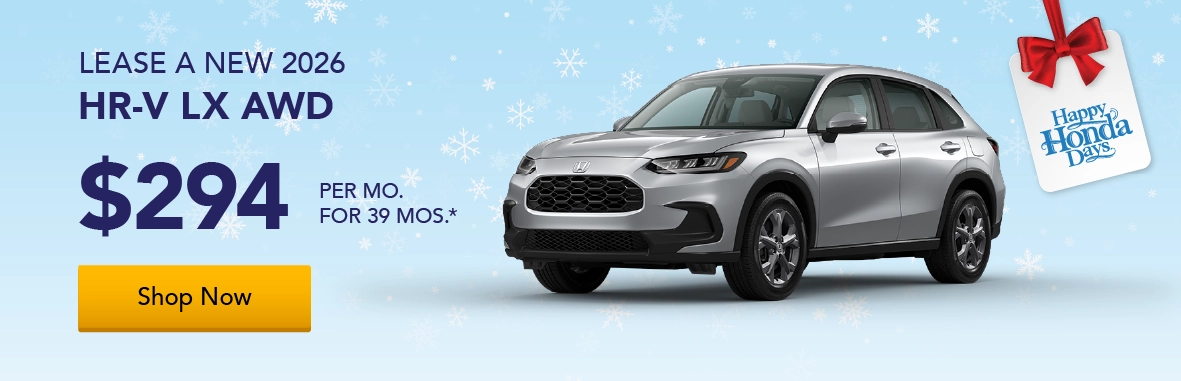 2026 Honda HR-V LX AWD - Lease