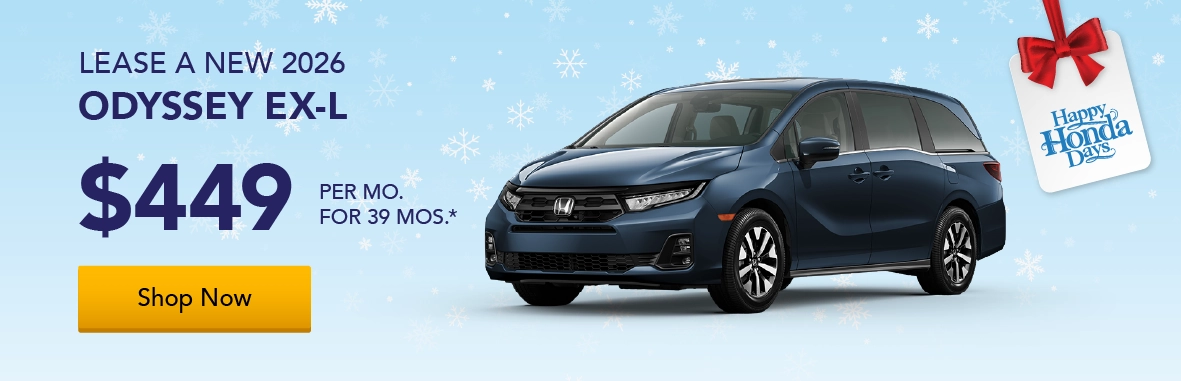 2026 Honda Odyssey EX-L - Lease
