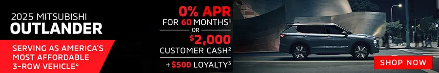 0% FOR 60 ON 2025 OUTLANDER