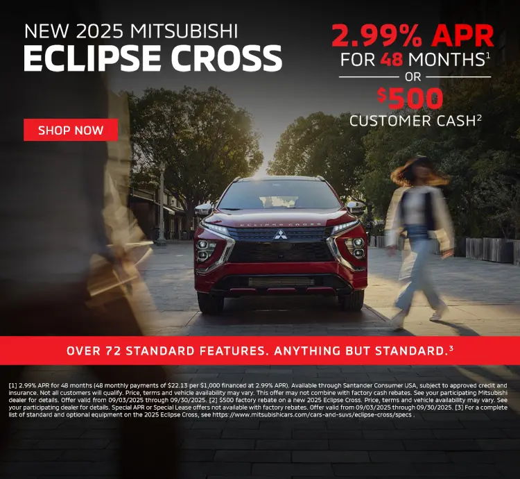 Mitsubishi Eclipse Cross - Sept 2025 (Homepage)