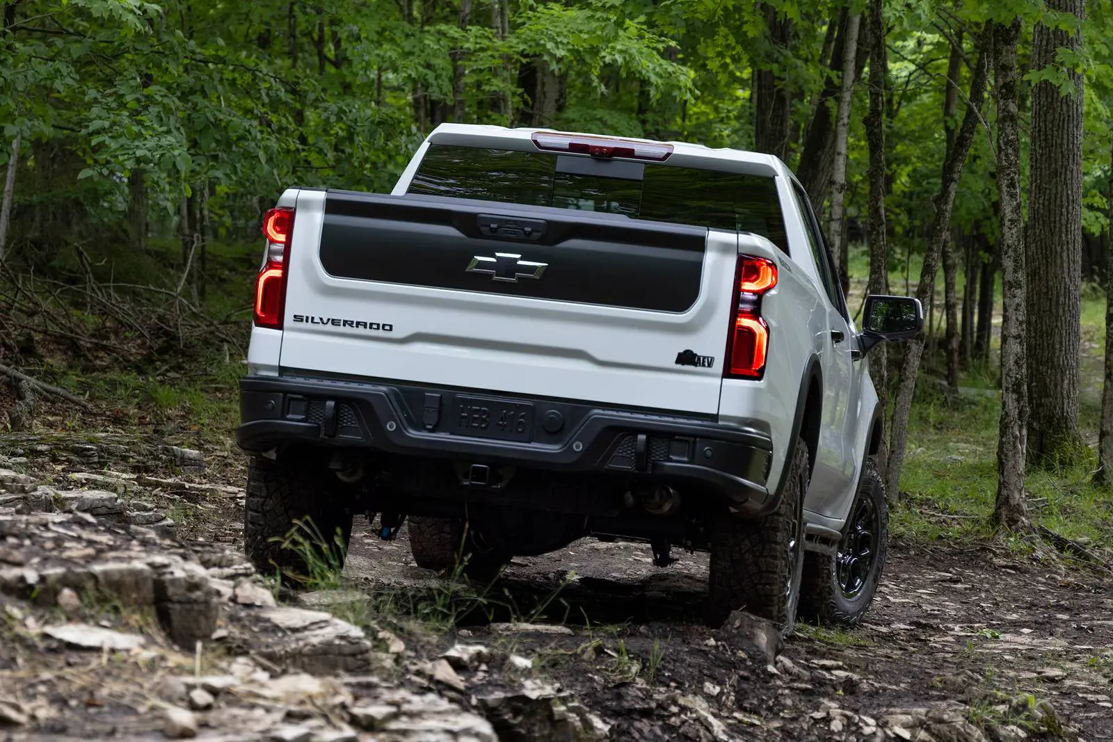 The bed of a silverado 1500.