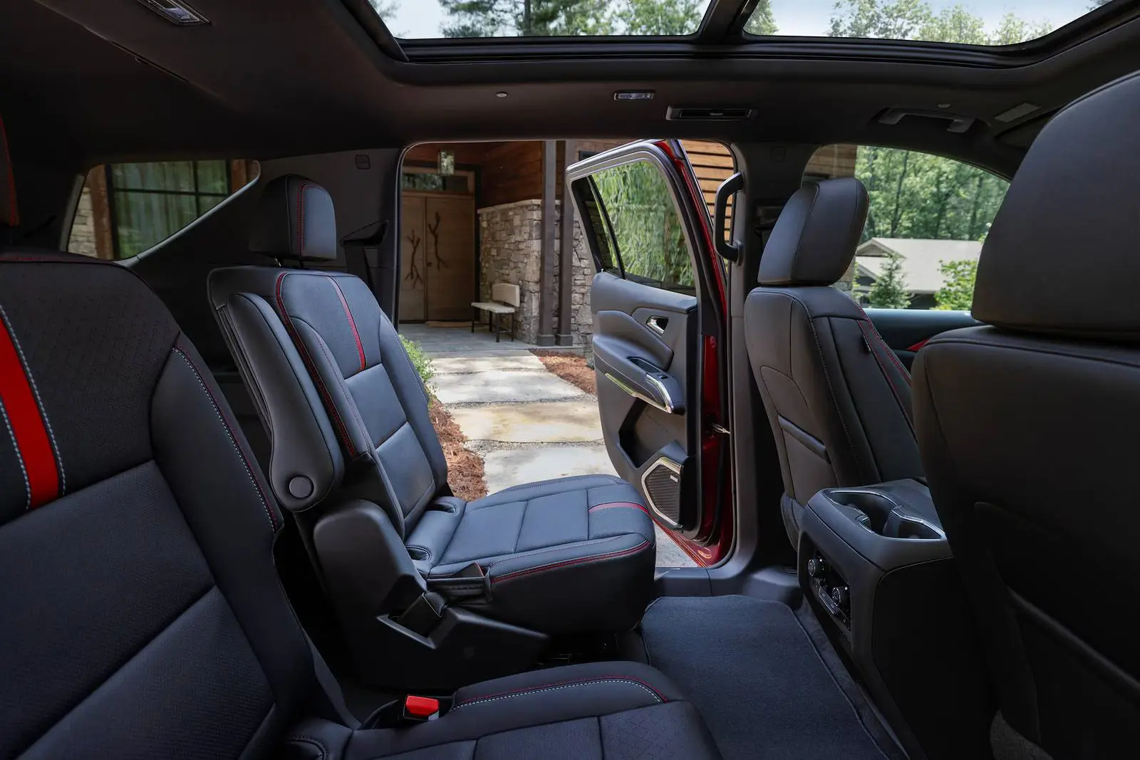 Interior of a traverse.