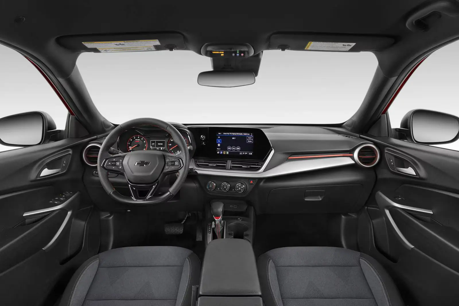 The front display screen on a trax.