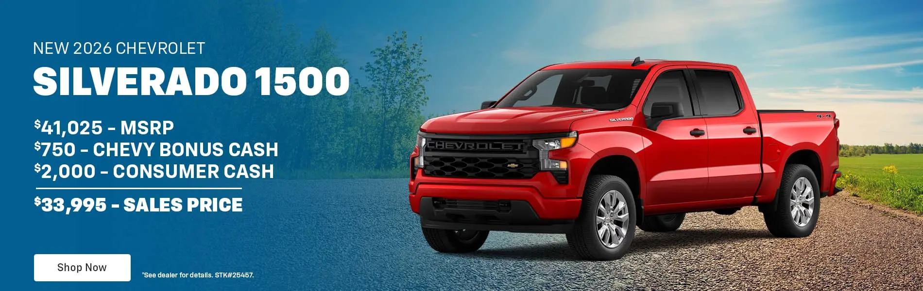 New Chevy cars, trucks & SUVs